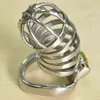 Cockrings Stainless Steel Special Lock Penis Cage Ring Plug Chastity Device Catheter Sex Toys for Men Adult A276 1123