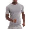 20新しい通気性半袖Tシャツ屋外トップバスケットボールトレーニングメンズヨガフィットネススーツx0322