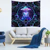 Taquestres Multifunction Wall Tapestry Mushroom Man impresso em pendurar manta de ioga de viagem de viagem para dormir em casa el decor254w