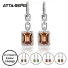Zultanite Sterling Silver Drop Earring 925 Jewelry for Women Business Occassion Created Color Change Classic Style 210706