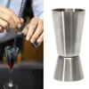 jigger Kitchen Tools Stainless Steel Cocktail Shaker Measure Cup Double head wine measuring device 15 / 30ml