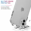 Cellphone Case For iPhone 13 12 11 Pro Max Anti Yellow Bayer TPU Clear Acrylic Mobile Accessories Protective Back Cover A