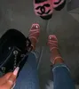 Mulheres Sandálias de Verão Sapatos de Salto Alto Sandália Deslizantes Deslize no Toe Aberto Casual Sapato ao ar livre