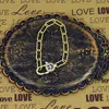 CZ pavimenta cara sonriente pulsera con mosquetón hombre niñas oro cadena fina colgante medallón cierre pulseras Hip Hop joyería brazalete mujer