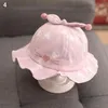 Zomer zonnebrandcrème baby cap zoet hart kinderen panama hoed jongen meisje beanie strand petten emmer hoeden ademende hoogwaardige brede rand