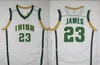 Mens Basketball Jersey LeBron James St. Vincent Mary High School Irish Jerseys LeBron James #23 Stitched Jersey billiga skjortor Size S-XXL