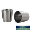 Portable Mug Double Layer Coffee Tea Cup Sets Stainless Steel Camping Hiking for Household Kitchen Helping Decor Factory price expert design Quality Latest Style