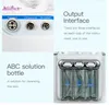 Multifonction 6in1 H2-O2 Petite bulle Équipement d'hydro-dermabrasion Aqua Peel Eau Oxygène Jet Peel H2O2 Épurateur de peau BIO RF Machine CE