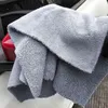 12 STKS 320GSM 40x40cm Super Dikke pluche Edgeless Microfiber Handdoeken Car Care Cleaning Cloths Microvezel Polijsten Dwingen Drogend