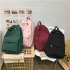 Rucksack Frauen Rucksack Einfarbig Frauen Umhängetasche Mode Schultasche Für Teenager Mädchen Kinder Schule Rucksäcke Weibliche 210922