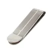 2021 high quality plain business style titanium stainless steel money clip for men gold black silver 3 colors