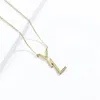 Women Designer Silver Necklaces Gold Necklace Men Dimond Jewelry Luxury Letters Fashion Y Necklace Letters Pendant Chain Link 22029059428