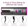 Hair Curler For Women Wireless Curling Iron Adjustable Portable USB Rechargeable Ceramic LCD Display Hair Rollers Styling Tools
