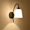 Wall Lamps Modern Lamp E27 90-260V Glass LED Light Fixtures Aisle Corridor Bathroom Mirror Bedside Bedroom Sconce Luminaria