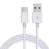 Beyaz Güç Hattı 2A Mikro USB Tip-C Hızlı şarj Telefon Kabloları verileri Huawei iPhone Android kablosu 3 ft / 6 ft / 10 ft perakende kutusu ile