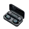 F9 Bluetooth Earbuds Auricolare TWS 5.0 Cuffie wireless con 1200 mAh Caso di ricarica Display a LED Auricolare stereo per cellulari