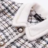 Winter Classic Designer Apparel Lattice Kvinnors Jacka Kvinnor Kläder Fashion Coat Short Jackor Elegant och bekvämt varmt ytterkläder
