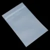 Matte Clear Self Seal Bags Undies Sundires Package Bags Reusable Plastic Zipper Lock Bags for Electronic Accessories Storage