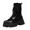 Black Sock Laarzen Dames 2020 Nieuwe Punk Gothic Schoenen Enkelboots Platform Schoenen Dames Witte Sok Laarzen Ser4YQ3HRH