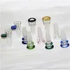 Heady Colored Glass Smoking Bowl 14mm 18mm with Handle Beautiful Slide for Bubbler and Ash Catcher Bong Bowls