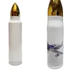 Sublimation Spółki 12oz 17oz 34oz Bullet Bullet Butelki Wody Travel 500ml 1000ml Stal nierdzewna Podwójna ściana Izolowana próżniowa kubek do kawy Theromos z ciepłem pokrywy