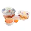 Silicone Stretch Suction Pot Lids Food Grade Tools Kitchen Fresh Keeping Wrap Seal Lid Pan Cover Nice Accessories 6PCS/Set FHL325-WY1651