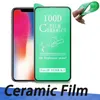 100D Keramische Screen Protector Film zacht Helder Explosie Transparant voor iPhone15 14 13 Pro Max 12 11 XS XR 8 7 6 Plus