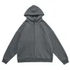 Classic Zipper Hoodies Högkvalitativa modehooded sweatshirts grossist för män och kvinnor par