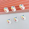 Mini Palet Earring Hars Charms Hangschakel Paintbord bevindingen Diy Crafts Keychain ketting Decor Handgemaakte sieraden Make