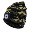 Lighted Beanie Cap Hip Hop Men Women Knit Hat Hunting Camping Running Christmas Gifts For And Cycling Caps & Masks