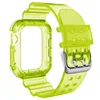 Bracelet de montre en Silicone souple et cristallin, 40MM 44MM, étui pour Apple Watch iWatch série SE 6 5 4 3 2