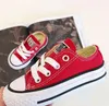 Brand Kids Sneakers Running Tolevas Chaussures Red Blanc Black Black Fashion Skateboard Low S Shoe for Boys and Girls Sports Children Converity PB2E