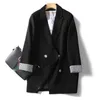 Spring Autumn Korean Loose A Piece Suit Jacket Women Casual Blazer Female Black Outerwear Trend Women's Clothing Abrigo Mujer Suits & Blazer