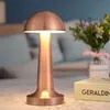 Night Lights Portable LED Table Lamp With Touch Sensor 3-Levels Brightness Rechargeable Battery Light Nightstand Lamp Bedside3004