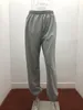 Jeans da donna Capris Streetwear Pantaloni da tuta Harem Pantaloni da jogging da donna Pantaloni da donna a vita alta bianchi neri Pantaloni larghi invernali