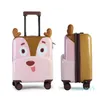 Koffers 18 inch Handbagage Reizen Kinderkoffer Kinderen dragen aan het rollen voor wielbagage trolley tassen