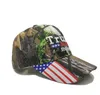 2024 Американский президент президентской президентский президент Camouflage Bainballs Cap Cap Cap Trump Hat Вышивка Print Bayball Caps US Избирательная кампания DD245