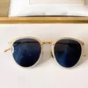 SK881 Sunglasses For Unisex Fashion Pure Titanium Plated With 18K Gold Round Frame Everyday Glasses Sheet Combination Random Box