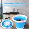 Folding Laundry Tub Basin Portable Mini Washing Machine Automatic Clothes Bucket DRSA889 Buckets