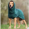 Pet Dogs Pure Color Roupas Acessórios Inverno Alto Collar Pelúcia Dois pés Manter roupas Quentes Roupas 2020 23by J2