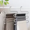 Produttori di portapantaloni magici multiuso all'ingrosso clip per pantaloni multistrato in metallo per uso domestico tipo S panno per portaoggetti per pantaloni appesi