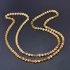 Dubai Color Necklace 120cm Gold chain necklace For Women Girl Wife Bride