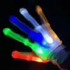 Favore di partito XL LED guanti luminosi arcobaleno fluorescente GUANTI HALLOWEEN puntelli Natale Ringraziamento flash giocattoli T2I52946