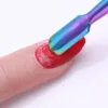 QualityNail Cuticle Pusher Acciaio Inox Rainbow Tweezer Clipper Dead Skin Skin Remover Scissor Pinza Art Strumento