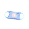 NewPortable plastblad fickficka cigar cutter rund tips cigarrkniv sax saxar plast handtag Rökning verktyg cigarrtillbehör EWC7675