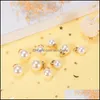 Pietre preziose sciolte Jewelryhighlight Diamond 8Mm 10Mm 12Mm Pearl Pendant Jewelry Fai da te Aessories Drop Delivery 2021 Oncfw