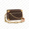 الرجال والنساء الأزياء عارضة خمر مصمم فاخر لينة صندوق الجذع crossbody حقائب الكتف جودة عالية أعلى 5A M68906 رسول أكياس محفظة الحقيبة