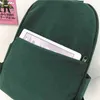 Mochila Mulheres Mochila Sólida Mulheres À Prova D 'Água Saco De Ombro Saco de Escola Preto Para Adolescente Crianças Mochilas Travel Bag 202211