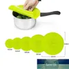 Kök lagringsorganisation Fresh-Heeping Lids Grade Silicone Creative Sealing Bowl Lid 5 Piece Set Miljövänlig Stretch Fabrikspris Expert