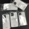 Anti-Güz 2mm Kristal Yumuşak Kılıflar TPU Şeffaf Darbeye Kapak iphone 13 12 11 Pro XR XS Max X 8 Samsung S20 FE S21 S22 Ultra A21S A02S A03 Core A12 A32 4G 5G A52 A72 A22